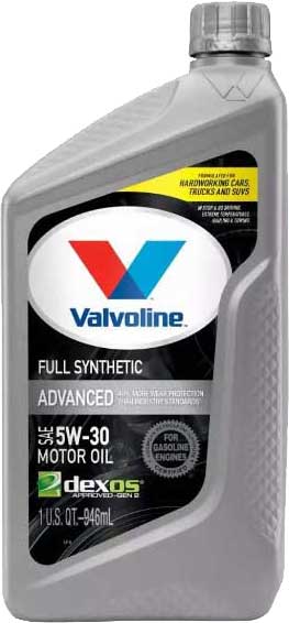 Олива моторна VALVOLINE 5W-30 Full Synthetic 946 мл (074130009554)